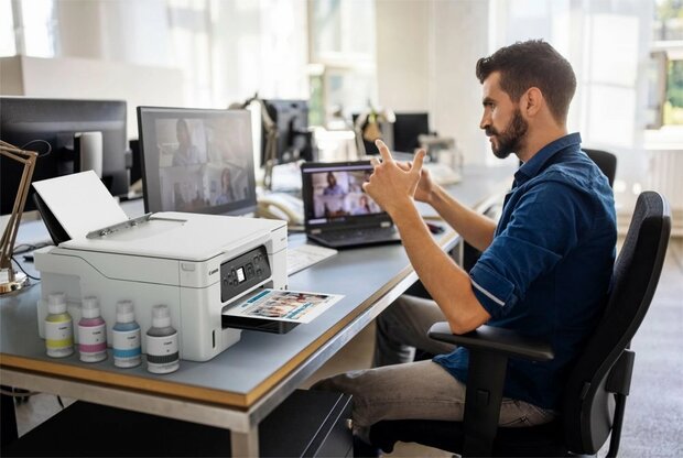 Canon MAXIFY GX3050 AiO Inkjetprinter | 600 x 1200 DPI | Wifi | Kleur