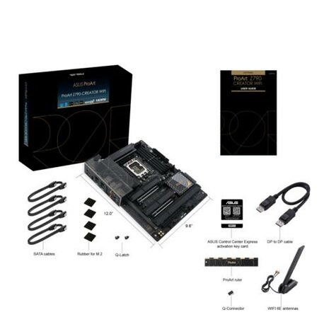 ASUS PROART Z790-CREATOR WIFI | Socket LGA 1700 | Intel Z790 | 4xDDR5 | ATX | Moederbord