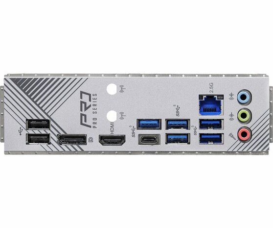 Asrock B760 Pro RS/D4 | Socket LGA 1700 | Intel B760 | 4xDDR4 | ATX | Moederbord
