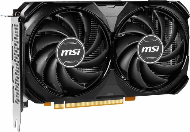 MSI GeForce RTX 4060 Ventus 2X Black OC | 8GB GDDR6 VRAM | Videokaart | GPU | Nvidia