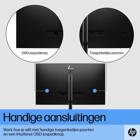 HP E27 G5 27'' | 1920x1080 IPS | 75Hz | USB-Hub | Ergonomisch Design | Full HD Monitor