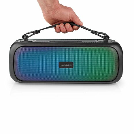 Nedis SPBB316BK | 15 Watt Portable Bluetooth Speaker