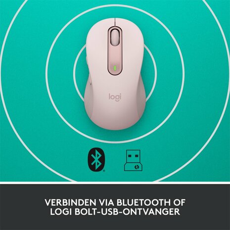 Logitech Signature M650 muis Rechtshandig RF-draadloos + Bluetooth Optisch 2000 DPI