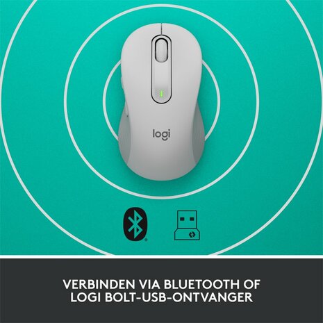 Logitech Signature M650 Draadloze Muis - Wit