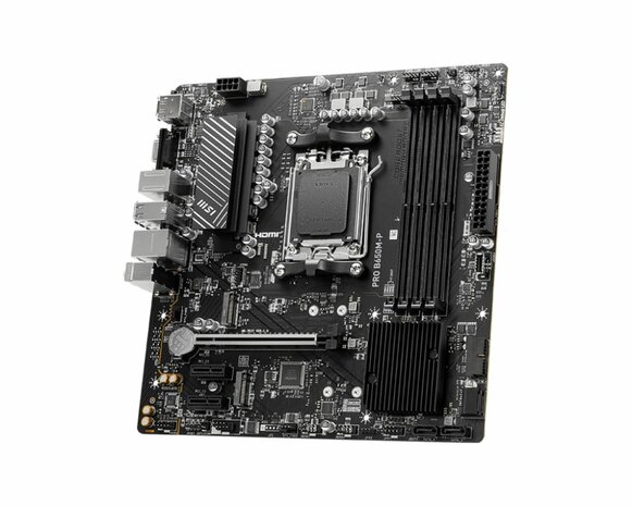 MSI PRO B650M-P | Socket AM5 | AMD B650 | 4xDDR5 | Micro-ATX | Moederbord