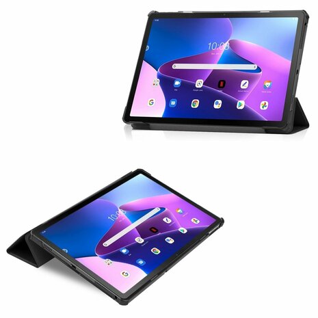 Lenovo Tab M10 Plus 10,6" Tri-Fold Book Case | Zwart