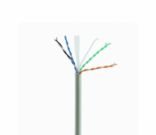 Gembird U/UTP Cat 6 Netwerkkabel | 100 m | Grijs