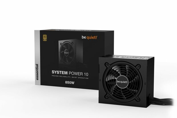 be quiet! System Power 10 power supply unit 850 W 20+4 pin ATX ATX Zwart