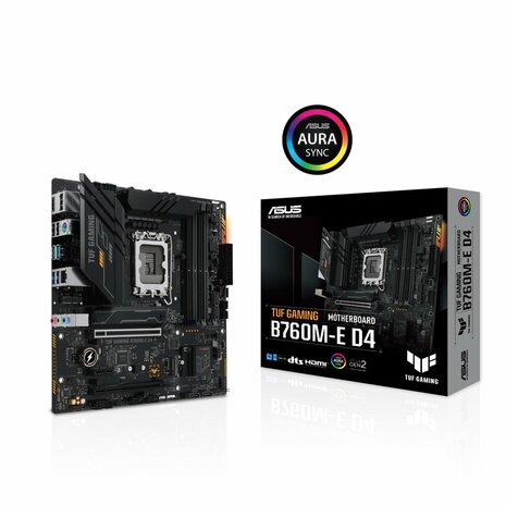 ASUS TUF GAMING B760M-E D4 Intel B760 LGA 1700 micro ATX