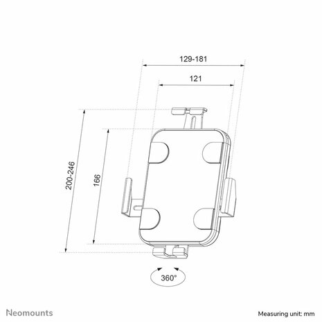 Neomounts Tablethouder | Wandmontage