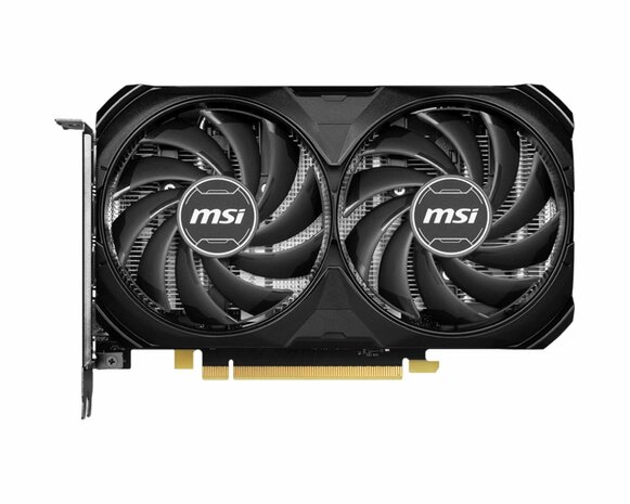 MSI GeForce RTX 4060 TI VENTUS 2X BLACK OC | 16GB GDDR6 VRAM | Videokaart | GPU | Nvidia