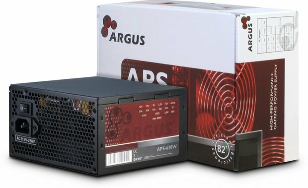 Inter-Tech Argus APS power supply unit 620 W 20+4 pin ATX ATX Zwart