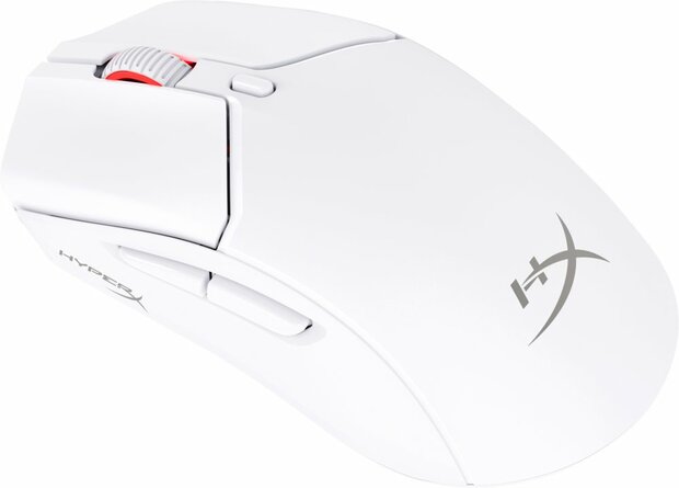 HyperX Pulsefire Haste 2 | Draadloze Gaming Muis | RF-Draadloos + Bluetooth + USB-A | 26.000 DPI | Wit