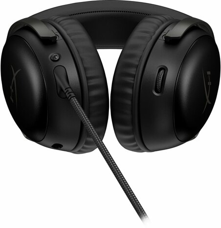 HyperX Cloud III | Bedraade Over-ear Gaming Headset | 3.5mm + USB-A + USB-C | Zwart