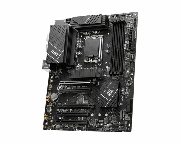 MSI PRO B760-P DDR4 II | Socket LGA 1700 | Intel B760 | 4xDDR4 | ATX | Moederbord