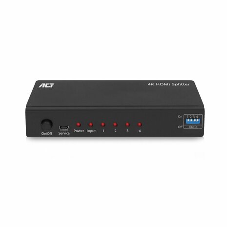 ACT AC7831 HDMI Splitter – 1 In, 4 Out