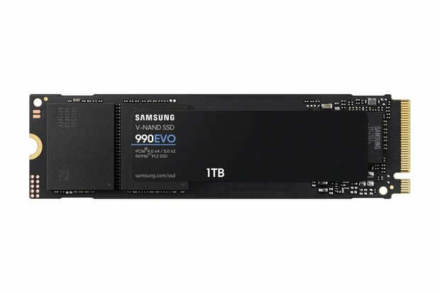 Samsung 990 EVO | 1TB NVMe SSD | M.2 | Gen4 | 5.000MB/s