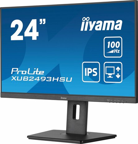 iiyama ProLite computer monitor 60,5 cm (23.8") 1920 x 1080 Pixels Full HD LED Zwart