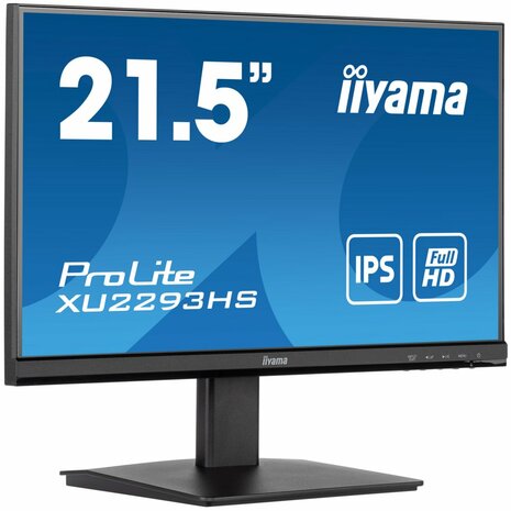 iiyama ProLite XU2293HS-B5 computer monitor 54,6 cm (21.5") 1920 x 1080 Pixels Full HD LED Zwart