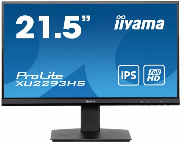 iiyama ProLite XU2293HS-B5 computer monitor 54,6 cm (21.5") 1920 x 1080 Pixels Full HD LED Zwart