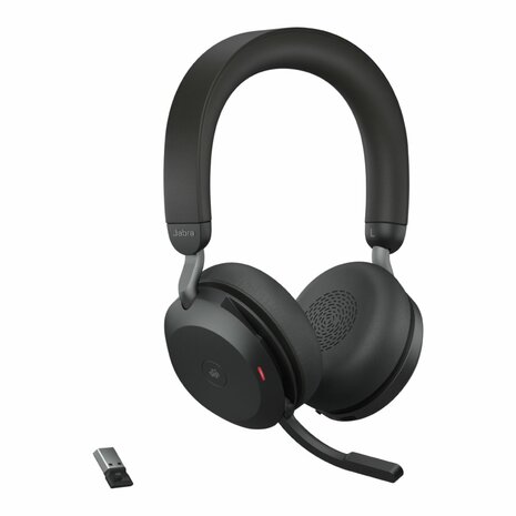 Jabra Evolve2 75 | Draadloze On-Ear ANC Headset | Zwart