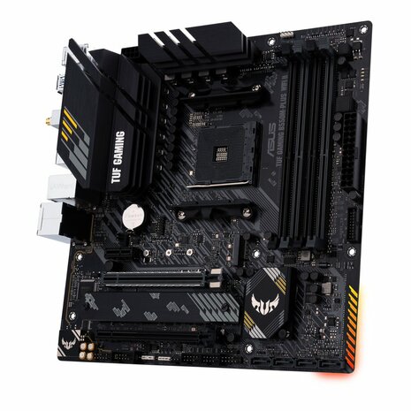 ASUS TUF GAMING B550M-PLUS WIFI II | Socket AM4 | AMD B550 | 4xDDR4 | Micro-ATX | Moederbord