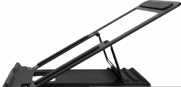 Mobiparts Laptopstandaard | Metaal | Zwart | Geschikt tot 17.3"