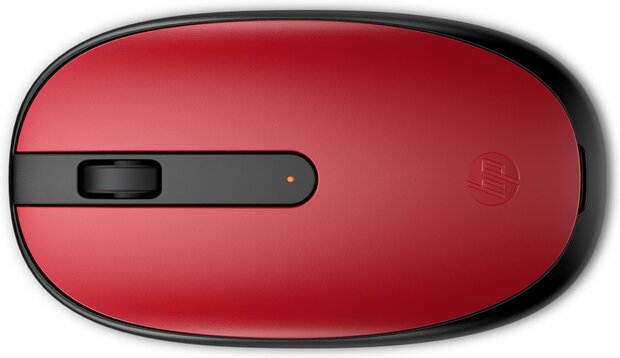 HP 240 Empire Red | Bluetooth Muis | Links- en Rechtshandig | 1600 DPI | Rood/Zwart