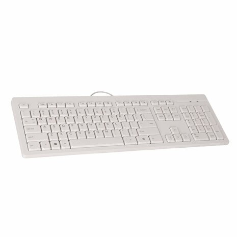 QWERTZ | HP 125 Wit | Bedraad Toetsenbord | QWERTZ