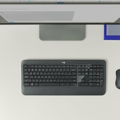 AZERTY | Logitech MK540 Advanced | Draadloze Muis en Toetsenbordcombo | AZERTY | Belgisch | Returned