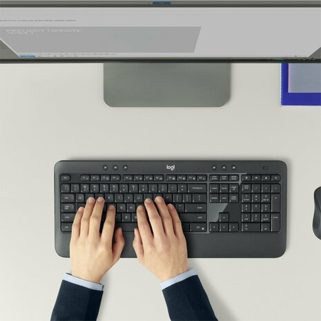 AZERTY | Logitech MK540 Advanced | Draadloze Muis en Toetsenbordcombo | AZERTY | Belgisch | Returned
