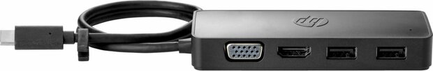 HP 7PJ38AA | Travel Hub G2 | USB-C | Zwart