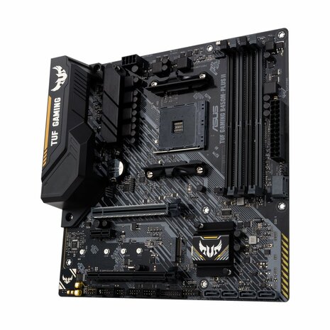 ASUS TUF Gaming B450M-Plus II | Socket AM4 | AMD B450 | 4xDDR4 | Micro-ATX | Moederbord