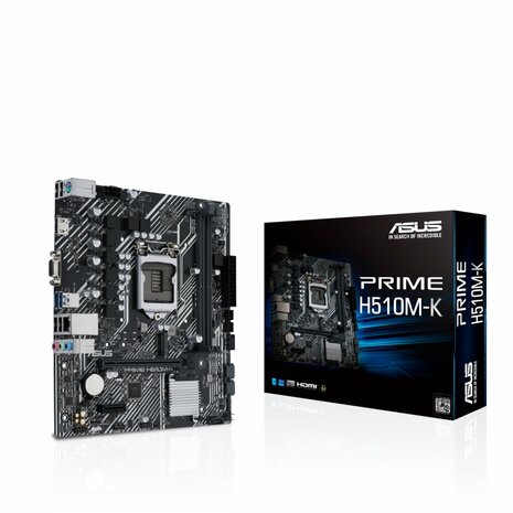 ASUS PRIME H510M-K | Socket LGA 1200 | Intel H510 | Micro-ATX | Moederbord