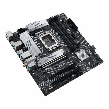 ASUS PRIME B660M-A WIFI D4 | Socket LGA 1700 | Intel B660 | 4xDDR4 | Micro-ATX | Moederbord