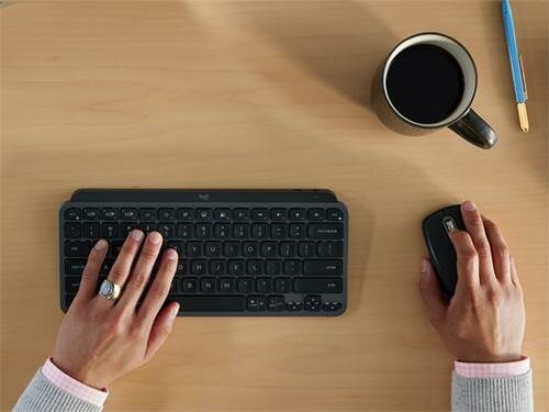 Logitech MX Anywhere 3S for Business S | Ambidextrous Draadloze Muis | RF-Draadloos + Bluetooth | 8000 DPI | Grafiet