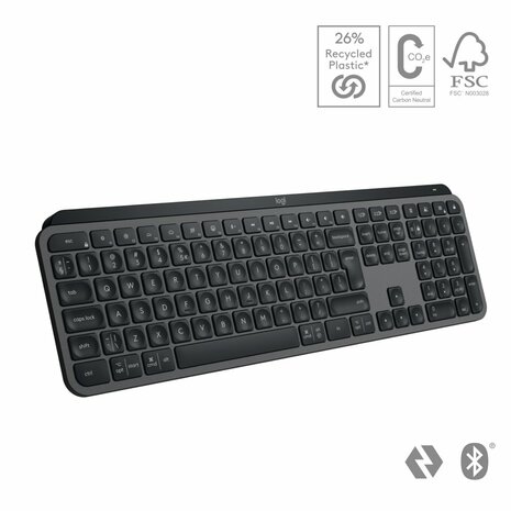 Logitech MX Keys S | Draadloze Muis en Toetsenbordcombo | QWERTY