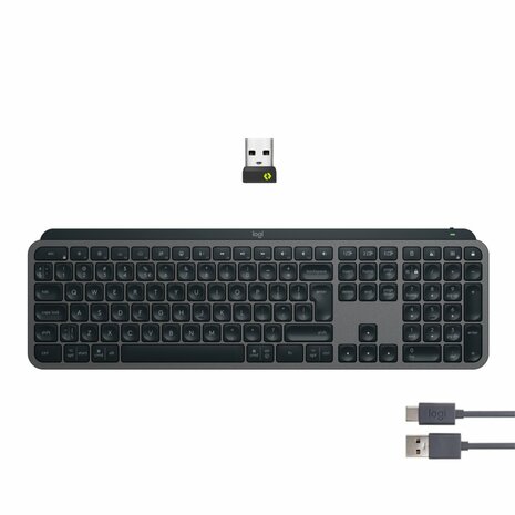 Logitech MX Keys S | Draadloze Muis en Toetsenbordcombo | QWERTY