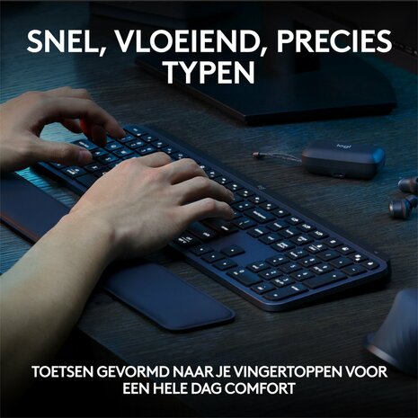Logitech MX Keys S | Draadloze Muis en Toetsenbordcombo | QWERTY
