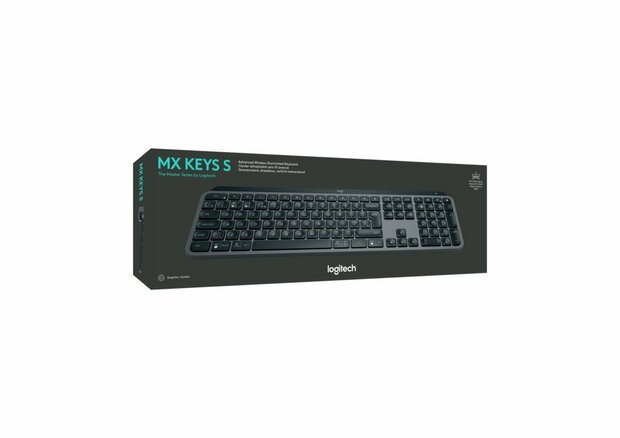 Logitech MX Keys S | Draadloze Muis en Toetsenbordcombo | QWERTY
