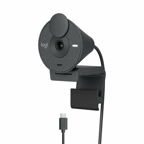 Logitech Brio 300 | 1080P 30FPS USB-C Webcam met Microfoon
