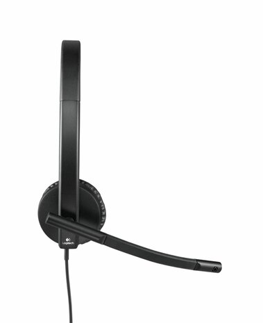 Logitech H570e | Bedraade On-ear USB-A Headset | Zwart