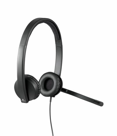 Logitech H570e | Bedraade On-ear USB-A Headset | Zwart