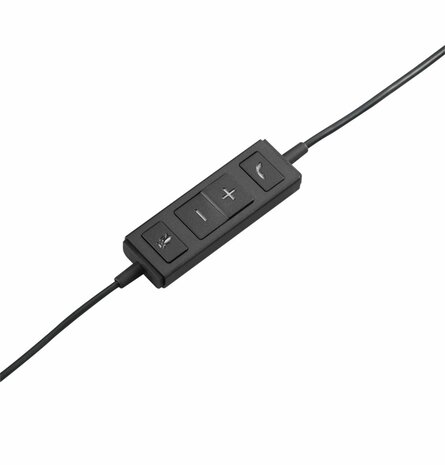 Logitech H570e | Bedraade On-ear USB-A Headset | Zwart