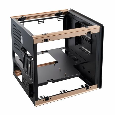 Azza Regis Cube Case | Zwart, Goud, Grijs