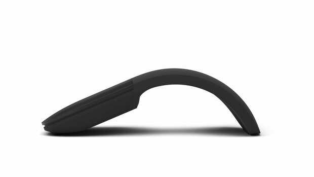 Microsoft Arc Mouse | Ambidextrous Draadloze Muis | Bluetooth | 1000 DPI | Zwart
