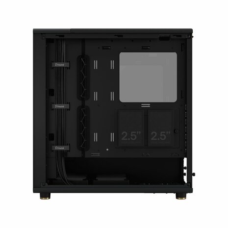 Fractal Design North TG Clear Charcoal | Midi Tower Case | Zwart