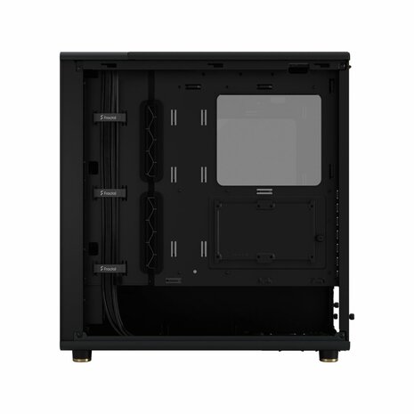 Fractal Design North TG Clear Charcoal | Midi Tower Case | Zwart