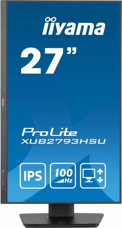 iiyama ProLite XUB2793HSU-B6 27'' | 1920x1080 IPS | 100Hz | USB-Hub | 1ms | Monitor