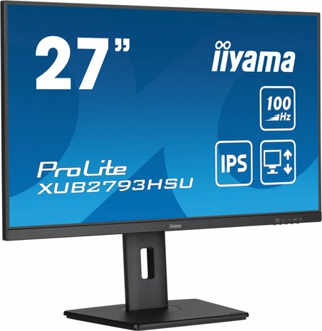 iiyama ProLite XUB2793HSU-B6 27'' | 1920x1080 IPS | 100Hz | USB-Hub | 1ms | Monitor
